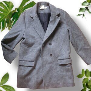 Isabel Marant X H&M Grey Wool Coat, Sz 10